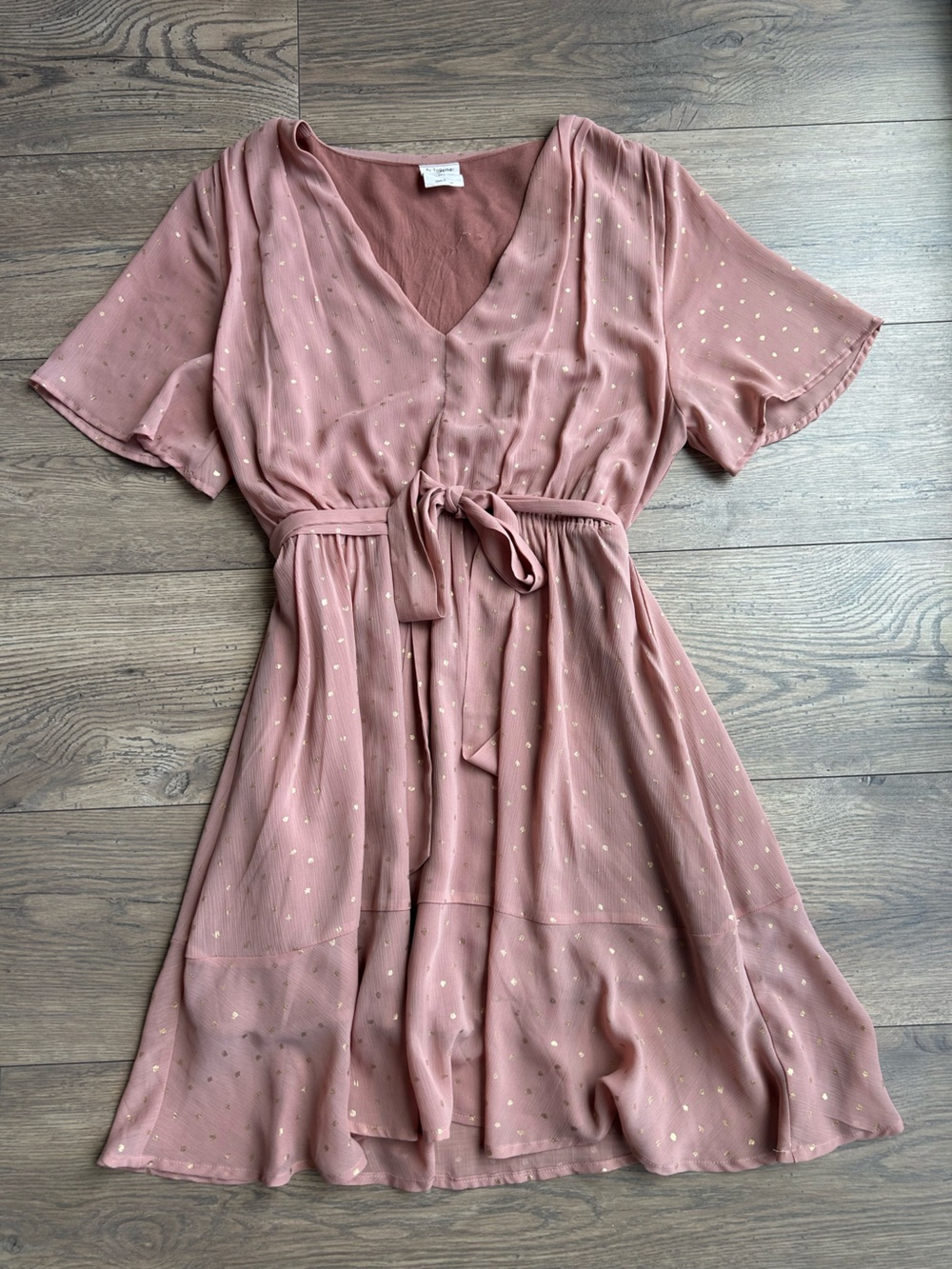 by Together V-Neck Tie-Waist Mini Dress